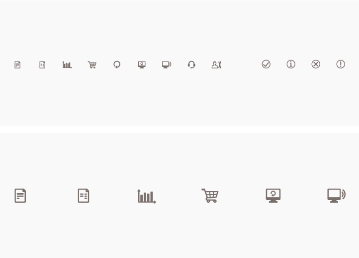 CHG-MERIDIAN TESMA� Online Icons menu system